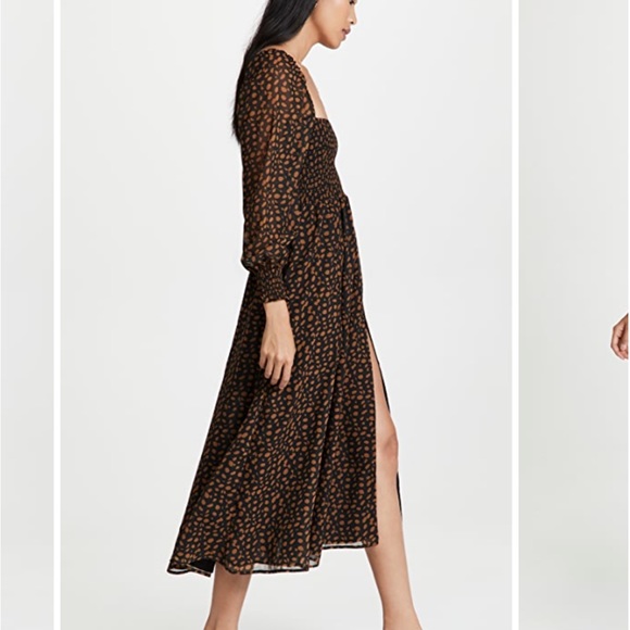 o.p.t classic smocked maxi dress (shop bop) - Picture 2 of 10